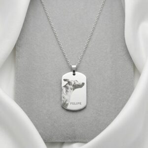 foto dije redondeado collar