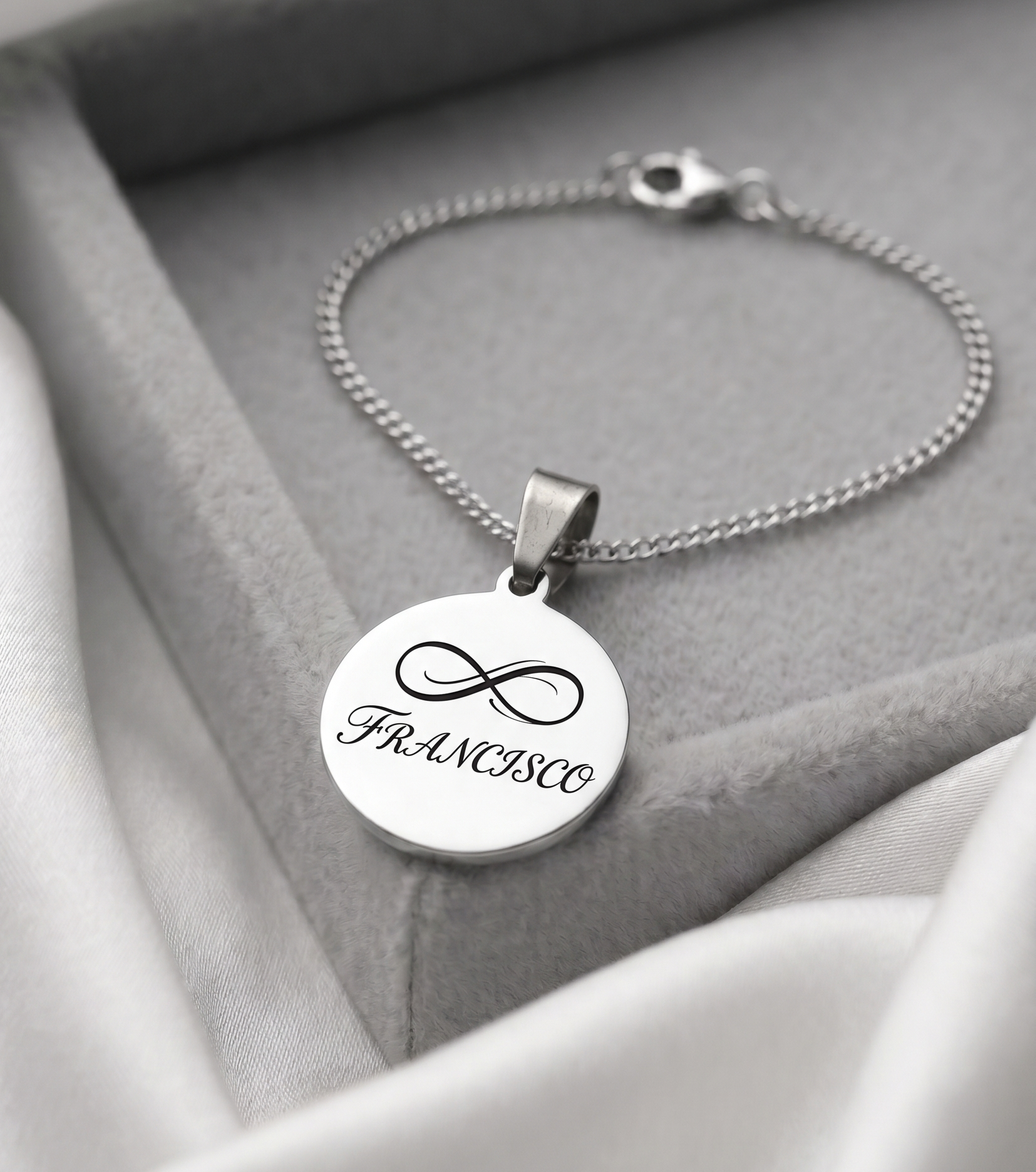 pulsera dije circular chico pulsera dije circular chico